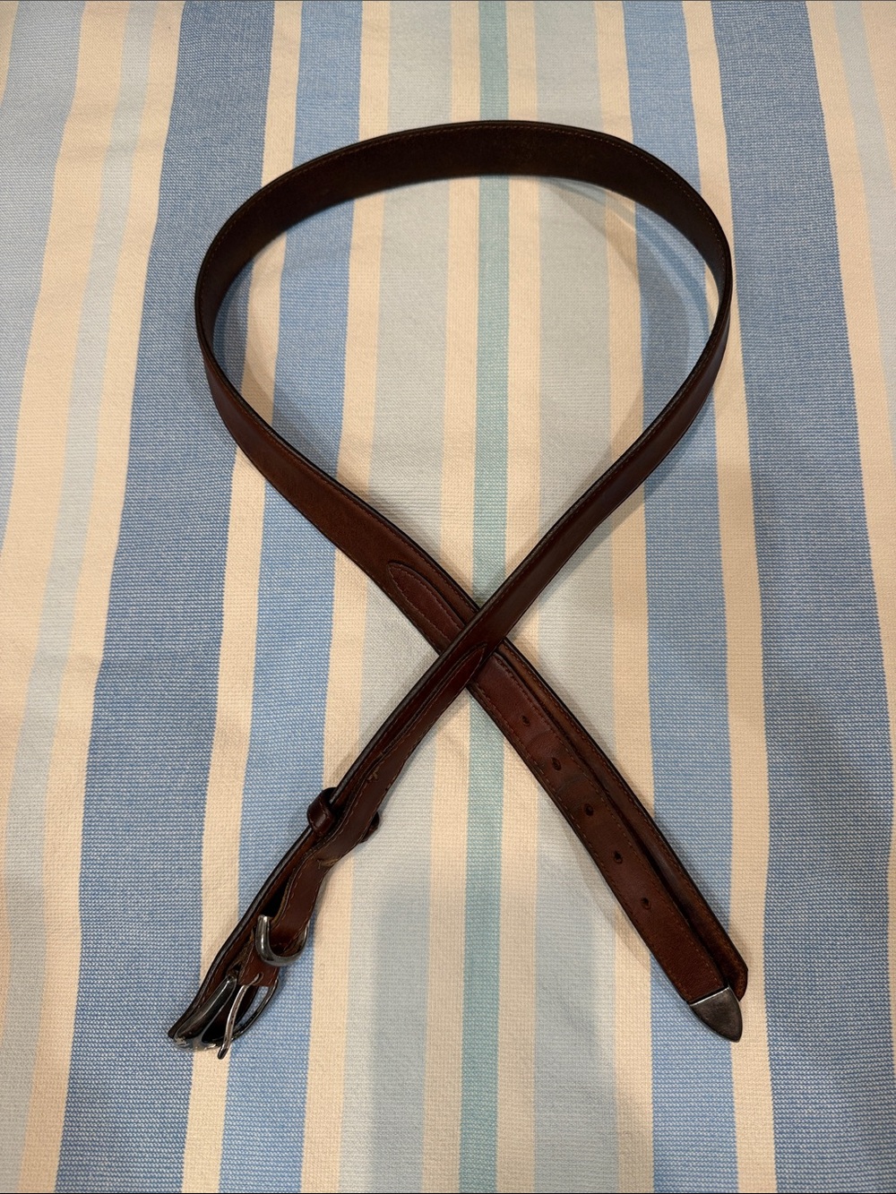 Orvis Brown Leather Belt